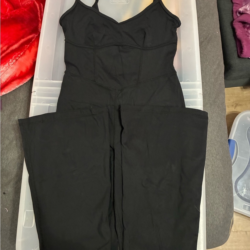 JoyLab Black Jumpsuit with Spaghetti Straps